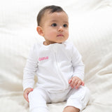 Personalised The Dream Zip Sleepsuit