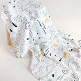 Organic Cotton Bamboo Swaddle Dinosaur World
