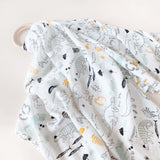 Organic Cotton Bamboo Swaddle Dinosaur World