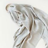 Organic Cotton Bamboo Swaddle Ecru Sand