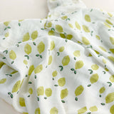 Organic Cotton Bamboo Swaddle Juicy Lemon