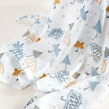 Organic Cotton Bamboo Swaddle Little Drizzle