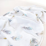Organic Cotton Bamboo Swaddle Magic Feather