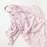 Organic Cotton Bamboo Swaddle Mini Lop Bunny