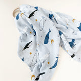 Organic Cotton Bamboo Swaddle Starry Ocean