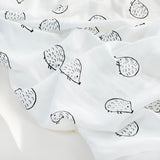 Organic Cotton Bamboo Swaddle Wild Hedgehog